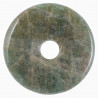 Donut Pi Chinois en apatite verte pour pendentif