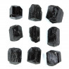 Cristaux terminés bruts de tourmaline noire - A l'unité