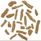 Pierres brutes fulgurite du Sahara - 1.5 à 4 cm - 10 grammes