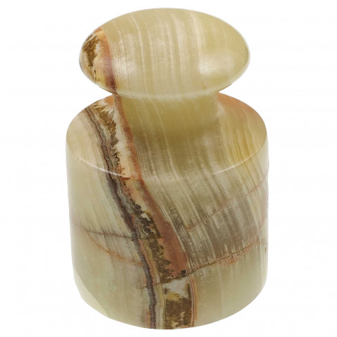 Presse papier masse de pesée en aragonite verte