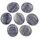 Galet plat quartz bleu - A l'unité
