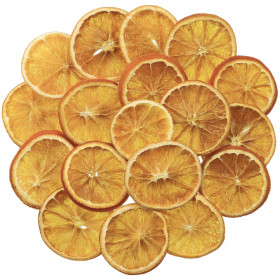 Tranches d'oranges séchées pour la décoration - 100 grammes