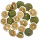Demi citrons verts séchés déco - 100 grammes