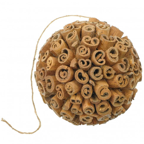 Boule déco de canelle - 8 cm