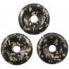 Donut Pi Chinois en porphyre d'Australie pour pendentif