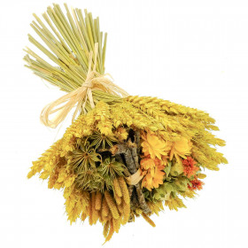 Bouquet séché jaune - 30 cm