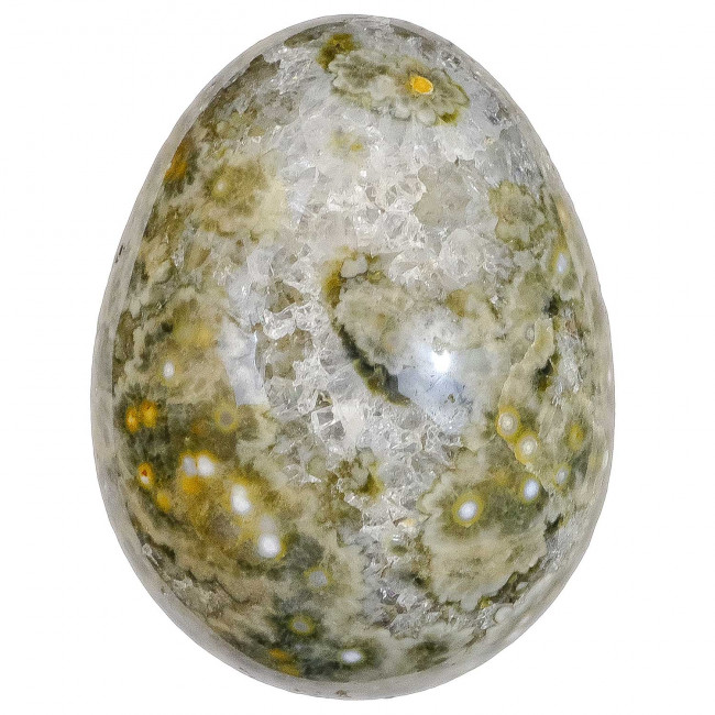 Oeuf en jaspe en jaspe océan