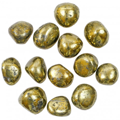 Pierre roulée chalcopyrite - 2 à 3 cm - à l'unité