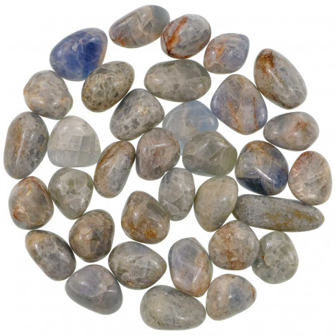 Pierres roulées calcite bleue - 2 à 3 cm - 30 grammes