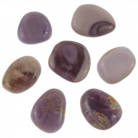 Galet plat fluorite violette - A l'unité