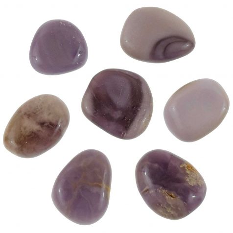 Galet plat fluorite violette - A l'unité