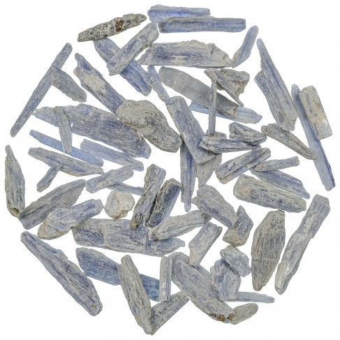 Pierres brutes cyanite bleue - 1 à 3 cm - 50 grammes
