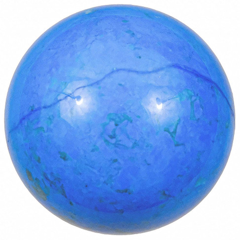 Sphère en howlite teintée bleu