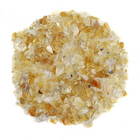 Sable brut de citrine 0/10 mm - 100 grammes