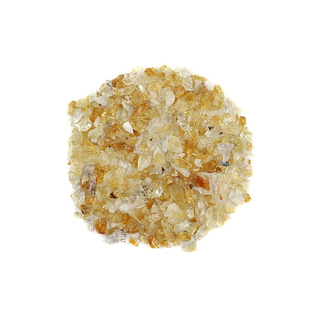 Sable brut de citrine 0/10 mm - 100 grammes