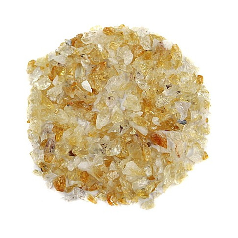 Sable brut de citrine 0/10 mm - 100 grammes