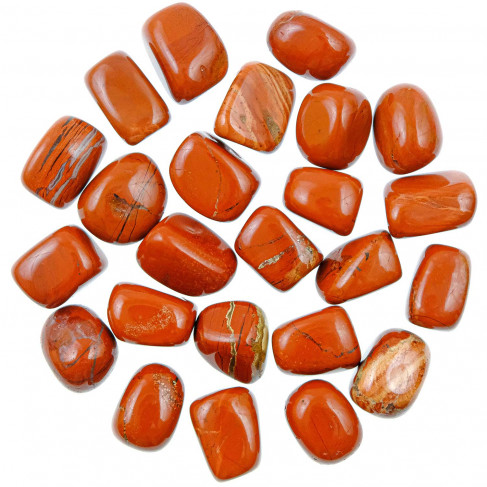 Pierres roulées jaspe rouge - 2 à 3 cm - 40 grammes