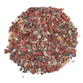 Sable brut de jaspe polychrome 0/10 mm - 100 grammes