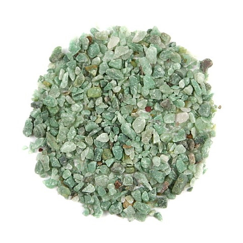 Sable brut d'aventurine verte 0/10 mm - 100 grammes