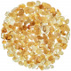 Mini pierres roulées citrine - 1 à 1.5 cm - 100 grammes