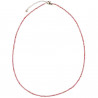 Collier en tourmaline rose - Perles facettées ultra mini