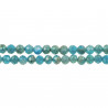 Collier en apatite bleue - Perles facettées ultra mini
