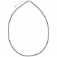 Collier en spinelle noir - Perles facettées ultra mini