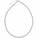 Collier en saphir bleu - Perles facettées ultra mini