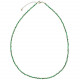 Collier en malachite - Perles facettées ultra mini