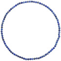 Bracelet en lapis lazuli - Perles facetées ultra mini