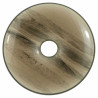 Donut Pi Chinois en obsidienne translucide pour pendentif