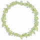 Bracelet en jade vert - perles baroques