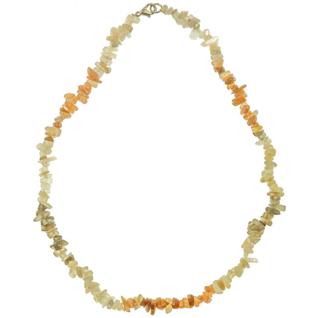 Collier en pierre de lune - perles baroques