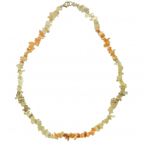 Collier en pierre de lune - perles baroques