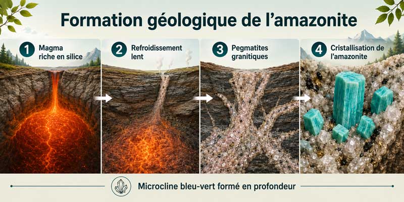 Formation géologique de l’amazonite
