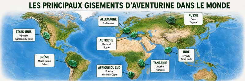 gisements d’aventurine