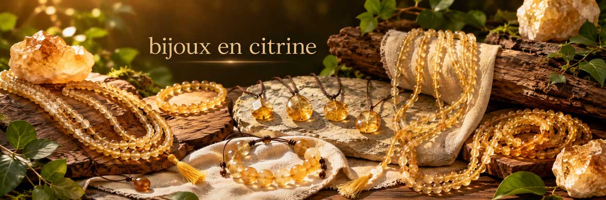bijoux en citrine naturelle avec bracelets pendentifs colliers et bagues