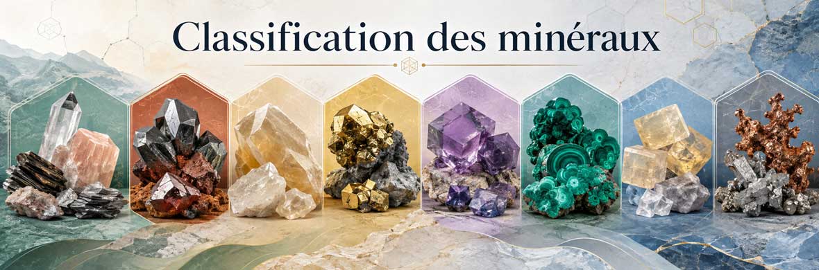 Classification des minéraux et grandes classes minérales