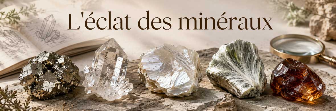 Principaux types d’éclat observés sur les minéraux