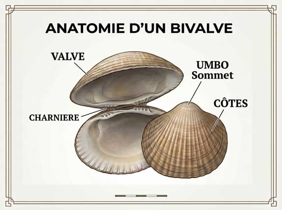 Vocabulaire anatomique d'un bivalve