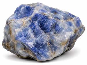 Quartz bleu naturel