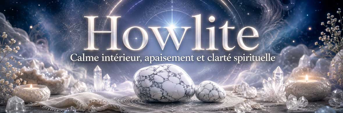 pierre naturelle de howlite utilisée en lithothérapie et pratiques spirituelles