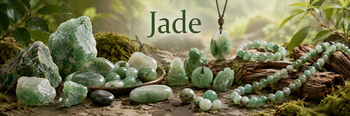 jade naturel, pierres et bijoux en jade