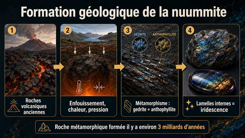 Formation géologique de la nuummite