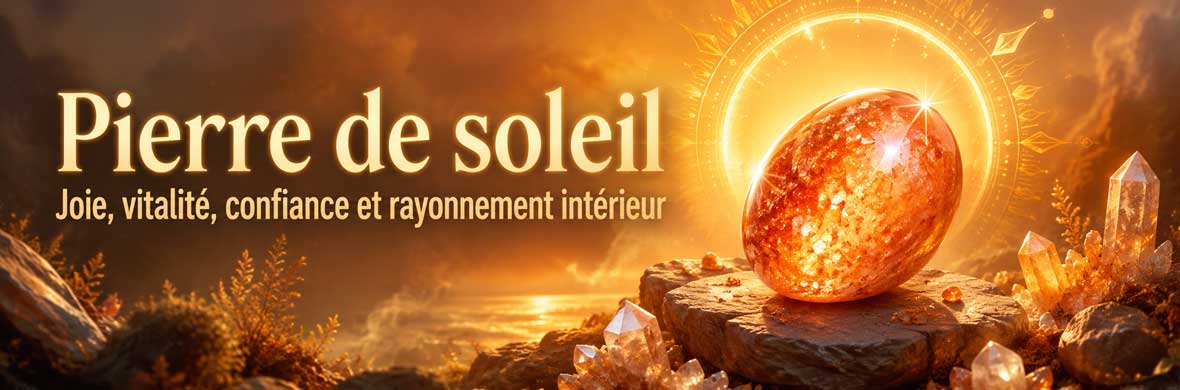 pierre de soleil utilisée en lithothérapie et pratiques spirituelles