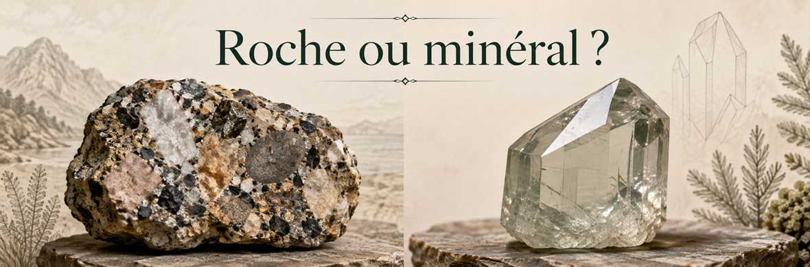 Différence entre une roche et un minéral