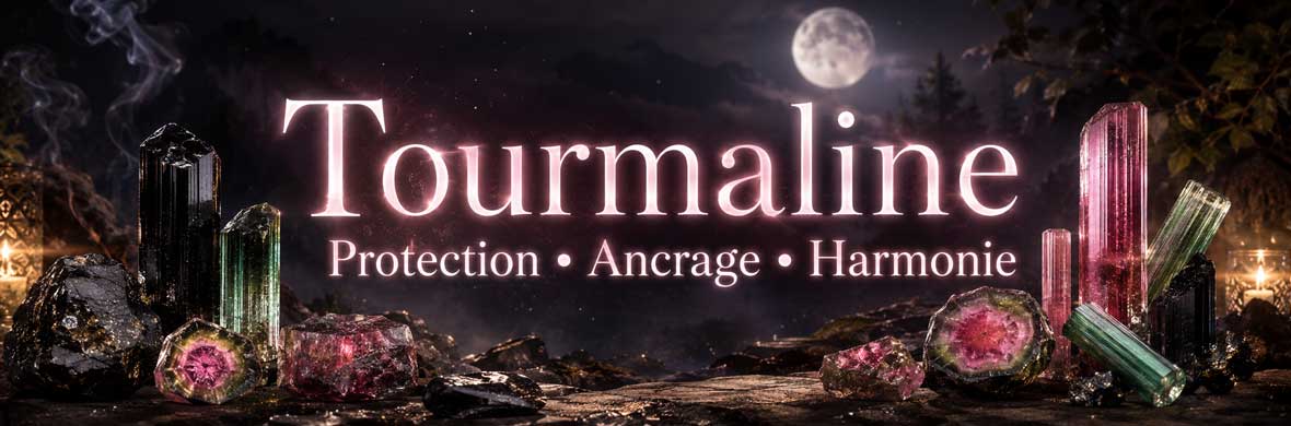 tourmaline naturelle utilisée en lithothérapie et pratiques spirituelles